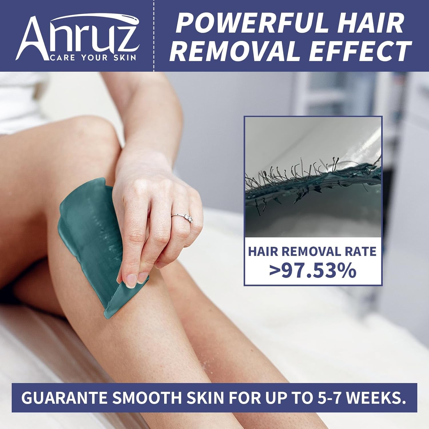 Waxing Kit, Wax Kit for Hair Removal, Wax Pot for Waxing Professional with Silicone Bowl,4 Bags Wax Beads and 20 Applicator Sticks, 2 Treatment Oils-At Home Wax Machine for Full Body Waxing