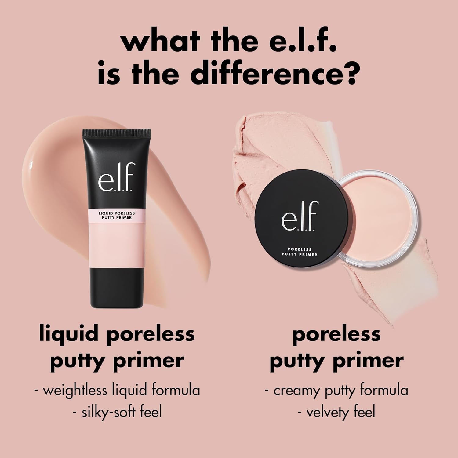 Liquid Poreless Putty Primer, Hydrating Liquid Face Primer for a Smooth Complexion, Grips Makeup for Longwear, Vegan & Cruelty-Free