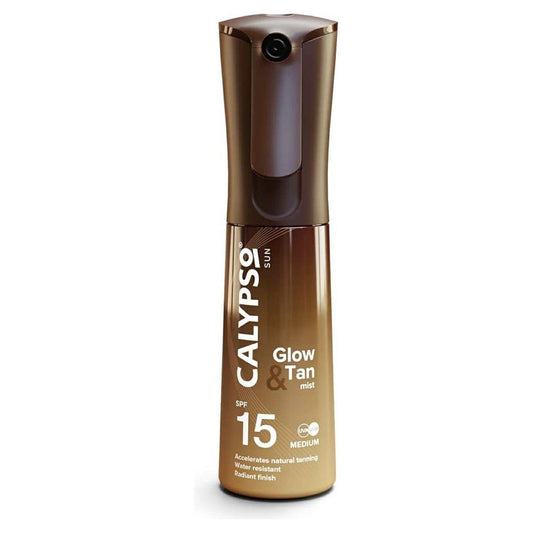 Calypso Glow and Tan Mist SPF 15, Bronzing Tan Enhancing Oil with Accelerator 100ml