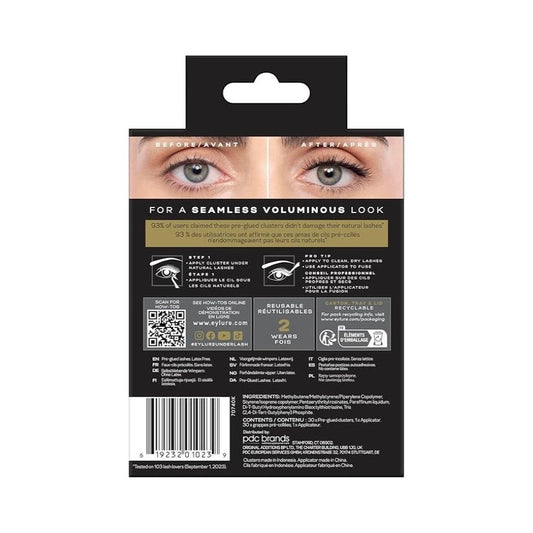 Eylure Underlash Pre-glued VOLUME Salon Curl Clusters