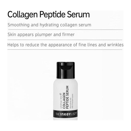 The Inkey List Collagen Peptide Serum 30ml, Targets Fine Lines & Wrinkles, Plumps and Firms Skin