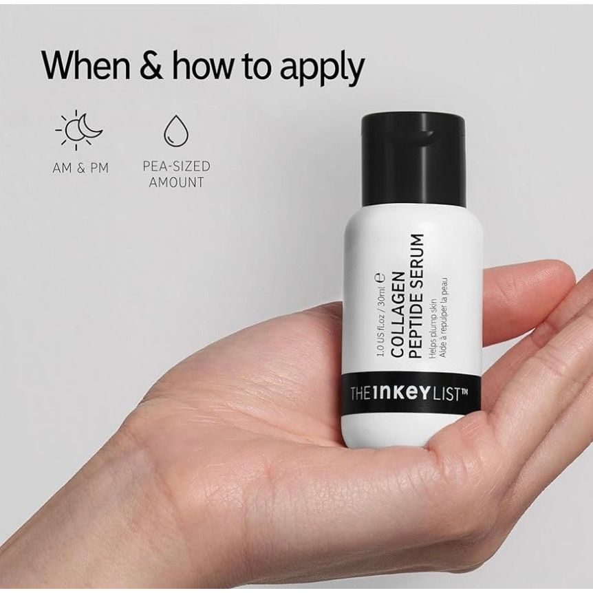 The Inkey List Collagen Peptide Serum 30ml, Targets Fine Lines & Wrinkles, Plumps and Firms Skin