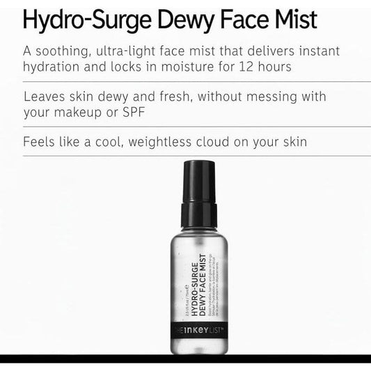The Inkey List Hydro-Surge Dewy Face Mist 75ml