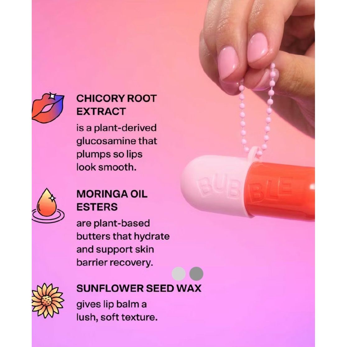 Bubble Tell All Berry Juicy Secrets Lip Balm