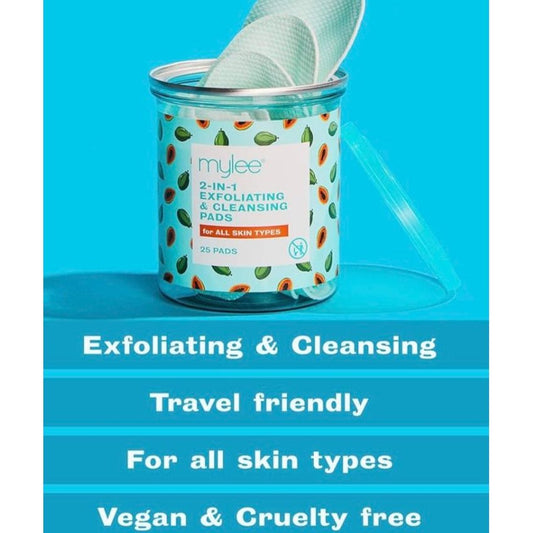 Mylee 2 in 1 Exfoliating & Cleansing Pads