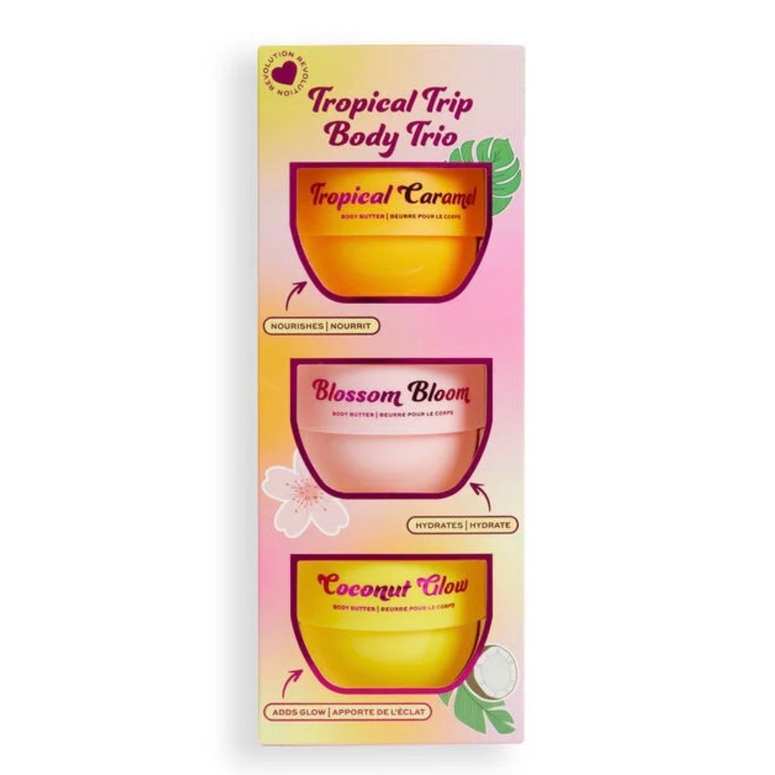 I Heart Revolution Tropical Trip Body Cream Trio