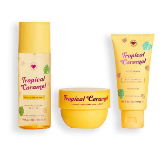 I Heart Revolution Tropical Caramel Bath & Body Gift Set