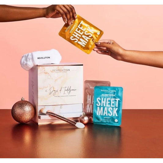 Revolution 12 Days of Indulgence, Total Body Mask Advent Calendar Set