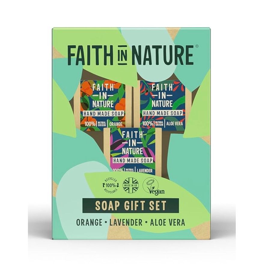 Faith In Nature Natural Handmade Soap Gift Set