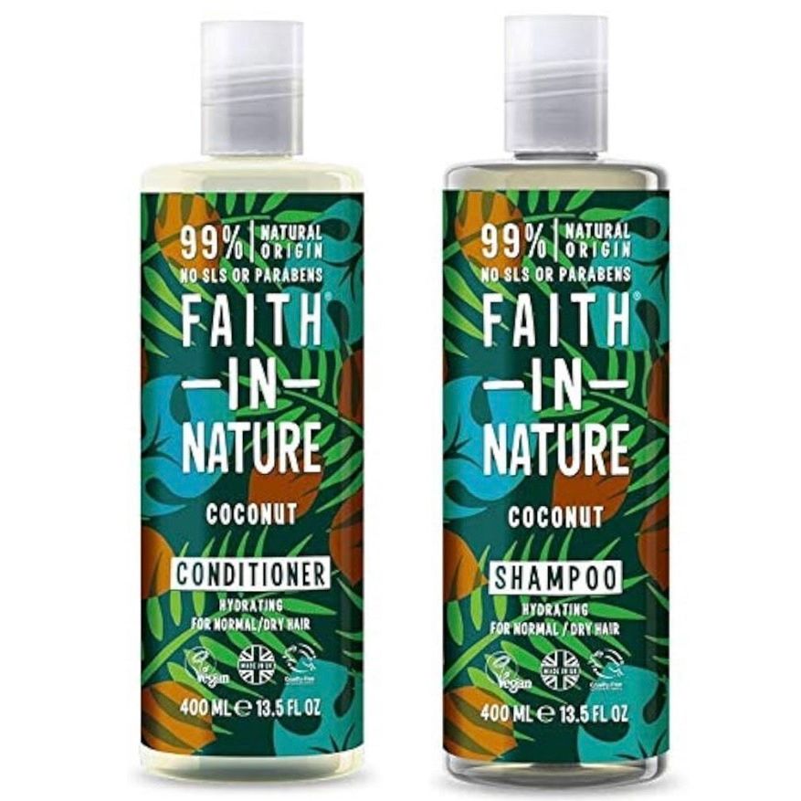 Faith In Nature Natural Coconut Shampoo and Conditioner Set