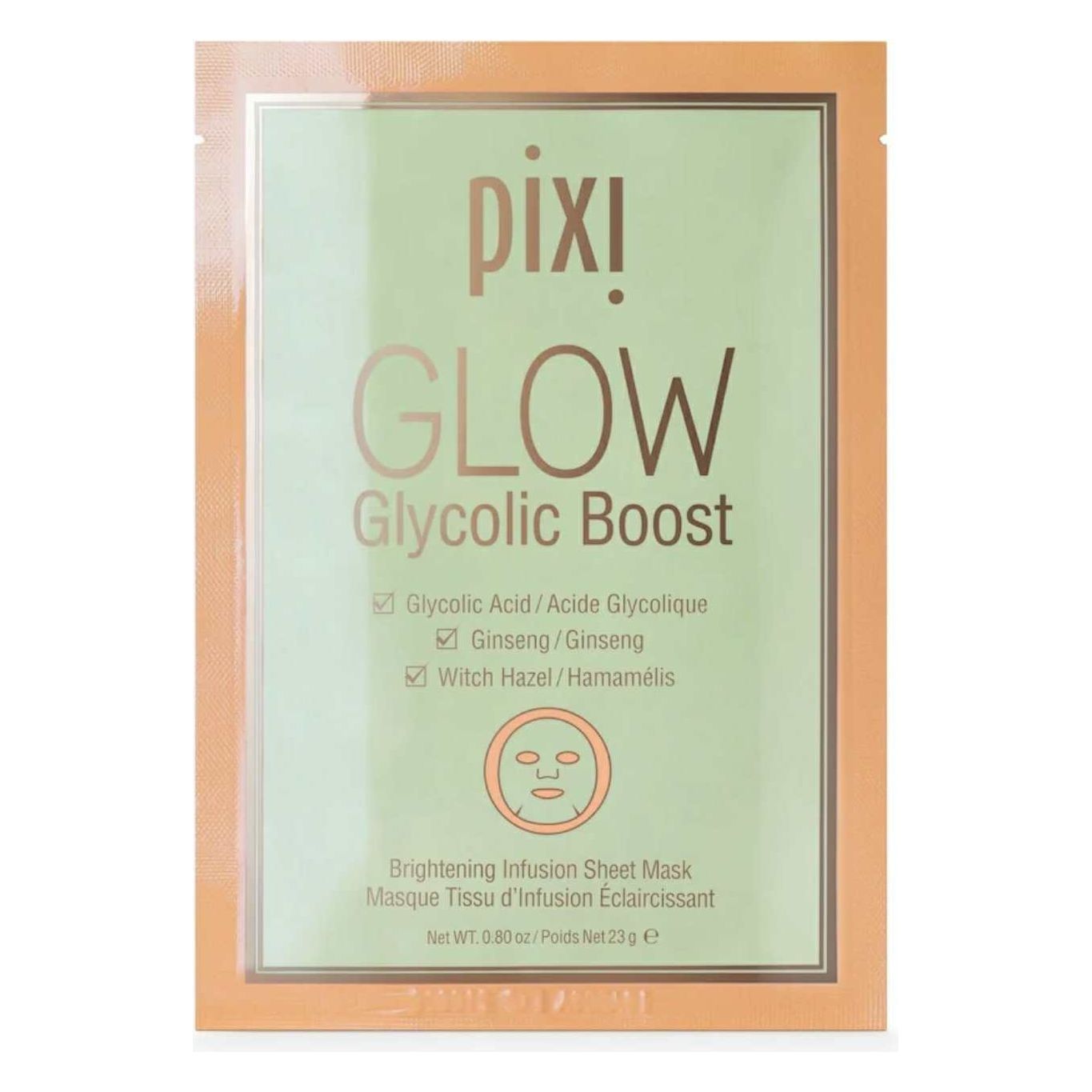 Pixi Glow Boosting Sheet Face Mask with Glycolic Acid x 3