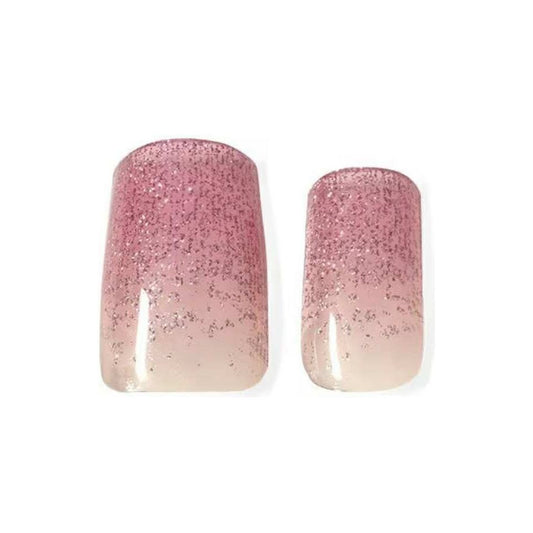 Mylee Pink Stardust Gel Nail Wraps