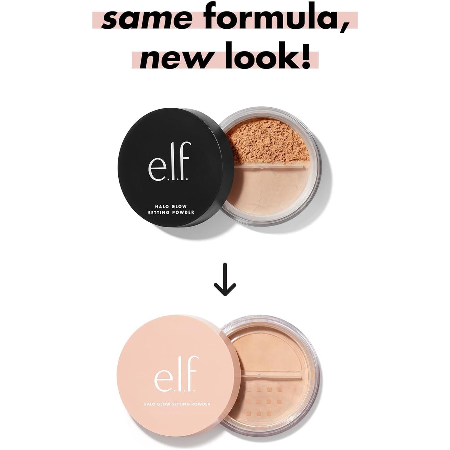 , Halo Glow Setting Powder, Silky, Weightless, Blurring, Smooths, Minimizes Pores and Fine Lines, Creates Soft Focus Effect, Medium, Semi-Matte Finish 6.8G