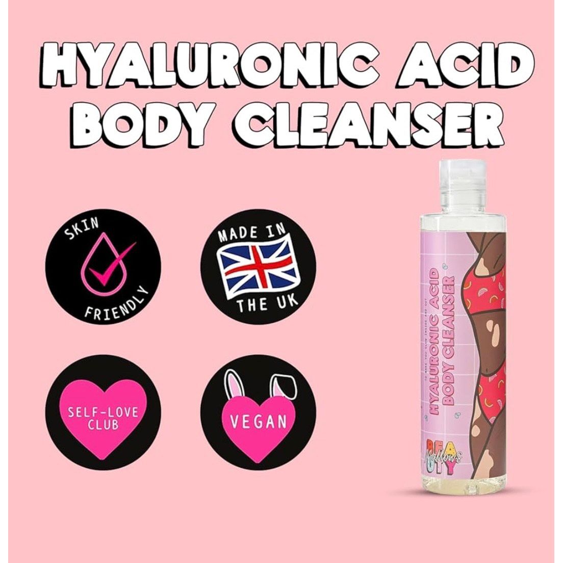 Mallows Beauty - Hyaluronic Acid Body Cleanser