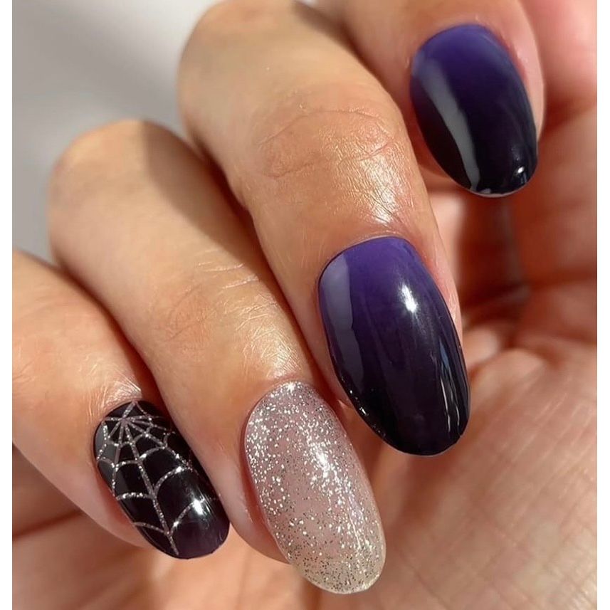 Mylee Gel Nail Wraps (black widow) Halloween 2025 Collection