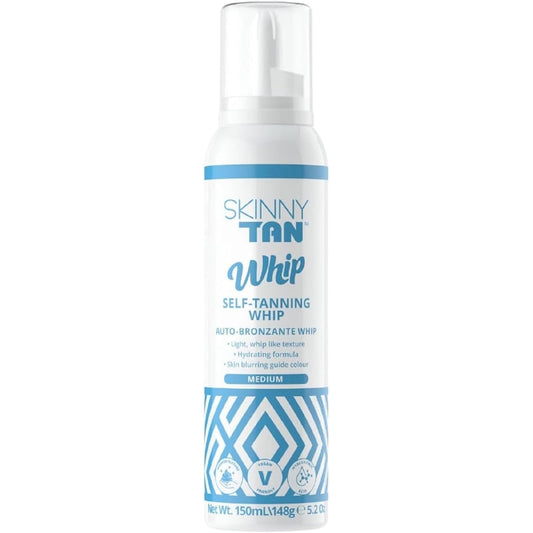 Self Tanning Whip Medium - Instant Fake Tan for Streak Free, Radiant & Natural Glow, Cruelty-Free, Paraben Free & Vegan Skincare with Coconut & Vanilla Aroma - Medium Self Tan, 150Ml