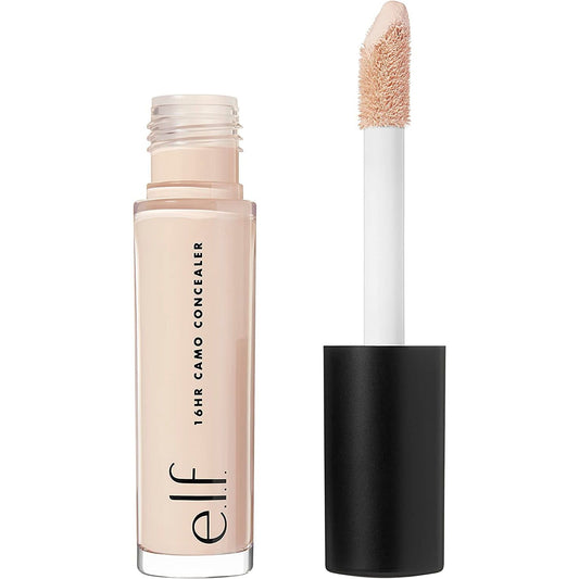 16HR Camo Concealer Full Coverage Lightweight Conceals Corrects Contours Highlights Dries Matte Shades + 27 Colours Ideal for All Skin Types, Light Ivory, 6 Millilitre