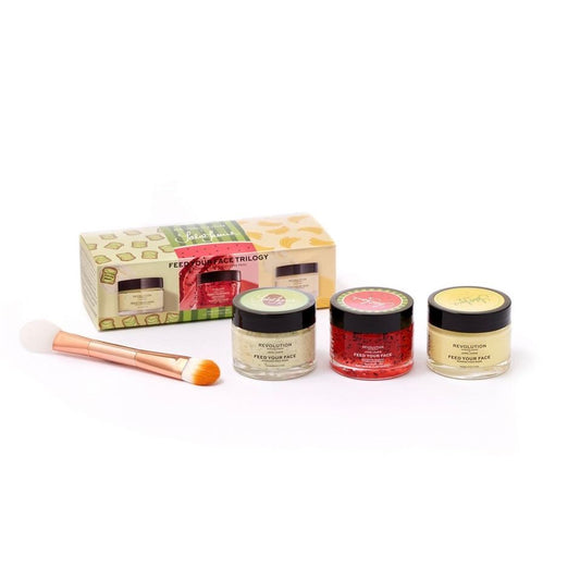 Revolution Beauty London Skincare Jake Jamie Feed Your Face Trilogy 3 x 50 ml